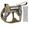 WINSEE Tactical Dog Harness No Pull Dog Harness for Medium Large Dogs with Handle Molle Military Service Dog Vest Harness in Training Pet Harness for Small Dogs