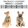 WINSEE Tactical Dog Harness No Pull Dog Harness for Medium Large Dogs with Handle Molle Military Service Dog Vest Harness in Training Pet Harness for Small Dogs