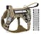 WINSEE Tactical Dog Harness No Pull Dog Harness for Medium Large Dogs with Handle Molle Military Service Dog Vest Harness in Training Pet Harness for Small Dogs
