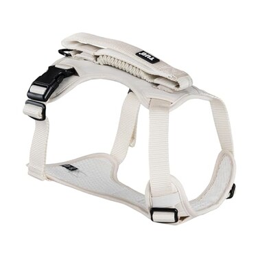 TUG Grab Dog Harness Integrated Traffic Leash Magnetically Attached for Quick Control LargeCream