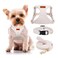 chede No Pull Dog Harness Lightweight Soft Adjustable Small Harness Collar and Leash Set Suitable for Cats Puppy Small and MediumSized Dog Outdoor Training and Running Beige XS