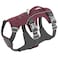 AKAILEA Escape Proof Dog Harness with Handle Reflective No Pull Dog Vest Lightweight Full Body Pet Harness Adjustable for Small Dogs WalkingTrainingMaroonChest1422