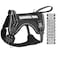 WINSEE Tactical Dog Harness No Pull Dog Harness for Medium Large Dogs with Handle Molle Military Service Dog Vest Harness in Training Pet Harness for Small Dogs