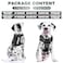 WINSEE Tactical Dog Harness No Pull Dog Harness for Medium Large Dogs with Handle Molle Military Service Dog Vest Harness in Training Pet Harness for Small Dogs
