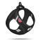 Curli Vest Harness curli Clasp Cord Black L