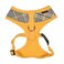 Puppia Lucas Dog Harness A OverTheHead Fashionable Checkered Pattern Spring Summer Harness for Small and Medium Dogs Yellow Medium