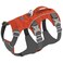 AKAILEA Escape Proof Dog Harness with Handle Reflective No Pull Dog Vest Lightweight Full Body Pet Harness Adjustable for Small Dogs WalkingTrainingOrangeChest1422