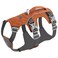 AKAILEA Escape Proof Dog Harness with Handle Reflective No Pull Dog Vest Lightweight Full Body Pet Harness Adjustable for Small Dogs WalkingTrainingOrangeChest1422
