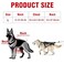 BuleVina Dog Pulling Harness L Black X Back Mushing Husky Harness for Sled Exercise Pet Sledding Bikejoring Skijoring Running Canicross Scootering for Average Sized Dog About 4550LBS