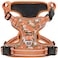 Timos Dog Harness for Large Dogs No Pull Service Vest with Reflective Strips and Control HandleNo Choke Dog Harness with 2 Metal Rings for Easy WalkingOutdoor TrainingFlower Orange L