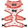 LucyCo. Lucy Co Reversible Dog Harness WaterRepellent Neoprene DualPrint Design Easy Swap Style Adjustable Comfort Fit Cheery Cherries Reversible Harness Medium