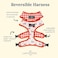 LucyCo. Lucy Co Reversible Dog Harness WaterRepellent Neoprene DualPrint Design Easy Swap Style Adjustable Comfort Fit Cheery Cherries Reversible Harness Medium