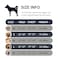 IVYLANE IVYLANE No Pull Dog Harness for Large Dogs Dog Vest Harness with Leash Safety Belt and Storage Strap Fully Adjustable Harness 360 Reflective Strip Soft Handle Black L