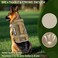 WINSEE Mesh Dog Harness with 10 Pet Patches for Large Service Dog in Training Breathable Tactical Molle Vest with Double Handle Reflective Military Pet Vest for Walking Hiking