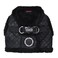 Puppia Douglas Vest Dog Harness Stepin Warm Winter Diamond Pattern for Small and Medium Dog Black Medium