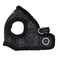 Puppia Douglas Vest Dog Harness Stepin Warm Winter Diamond Pattern for Small and Medium Dog Black Medium