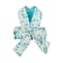 Pinkaholic New York Amabel Dog Harness Flower Pattern Fashionable Cute Spring Summer Harness for Small Dogs Aqua Medium