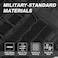 Yungaspy No Pull Tactical Dog Harness for Small Dogs Escape Proof Molle Dog Vest Harness and Leash Set Adjustable Military Service Dog Harness with Handle for Medium Large DogsBlack M