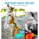 Mora Pets Dog Cooling Vest with Ice Pack Evaporation Cool Harness Adjustable Summer Shirt Pet Jacket for Hot Weather Fit Large Medium Small Dogs Bulldog Grey L