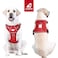 AUROTH Tactical Dog Harness for Large Dogs No Pull Adjustable Pet Harness Reflective K9 Working Training Easy Control Pet Vest Military Service Dog Harnesses Red L