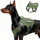 MOOGROU Tactical Dog Harness for Large DogsNo Pull Military Dog Vest with HandleReflective Heavy Duty Pet Harness for Walking Hiking Training Green L