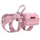 OneTigris Service Dog Vest Harness Service Dog Cape Guardian Dog Backpack Harness with Pouches Dog Saddle Bag for Small Medium and Large Dogs Pink M