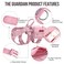 OneTigris Service Dog Vest Harness Service Dog Cape Guardian Dog Backpack Harness with Pouches Dog Saddle Bag for Small Medium and Large Dogs Pink M