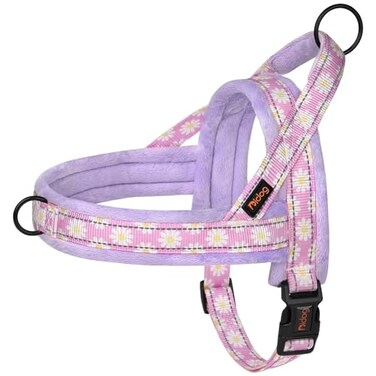 Didog No Pull Dog Harness with Soft Padded Easy Walk Dog Harness with Quick Release Buckle Adjustable Reflective Pet Harness with Soft Padded for Small Medium Dogs SChest 1922 Purple