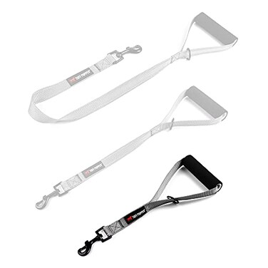Tuff Pupper Service Dog Leash With Handle for Large Dogs 12 Inch Perfect for Service Harness Training Traffic Handle With Padding Short Coupler