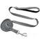 YUCFOREN 57FT Reflective Bungee Dog Leash No Pull for Shock Absorption Nylon Elastic Walking Leash for Small Medium DogsCats Grey