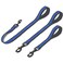 Cymiler Short Dog Leash3 Sizes Nylon Short Traffic Leash with Padded HandleDog Short Training Leash with Highly Reflective Threads for Small Medium Large Dogs WideBluenew