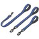 Cymiler Short Dog Leash3 Sizes Nylon Short Traffic Leash with Padded HandleDog Short Training Leash with Highly Reflective Threads for Small Medium Large Dogs WideBluenew