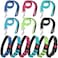 Sanwuta 6 Sets Reflective Dog Leash and Collar Set Nylon Leashes Adjustable Dog Collar Heavy Duty Padded Handle Leash for Small Medium Large Dogs Walking TrainingStylish Color