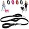 Shed Defender 5 Ft Three Handle Dog Leash Seen on Shark Tank Heavy Duty Reflective Dog Leash wPadded Traffic Handles for Training Walking Control Durable Leash for Small Medium Large Dogs