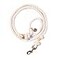 Glow Pups Coastal Chic Cotton Rope Dog Leash Handmade Caribbean Cotton with Strong Clasp DRing Soft Durable Ideal for Weddings Boho Chic Beachy Island Style 5 Foot Boho Leash Natural White
