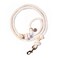 Glow Pups Coastal Chic Cotton Rope Dog Leash Handmade Caribbean Cotton with Strong Clasp DRing Soft Durable Ideal for Weddings Boho Chic Beachy Island Style 5 Foot Boho Leash Natural White