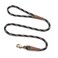 Mendota Pet Snap Leash BritishStyle Braided Dog Lead Made in The USA Black Confetti 12 in x 6 ft for Large Breeds