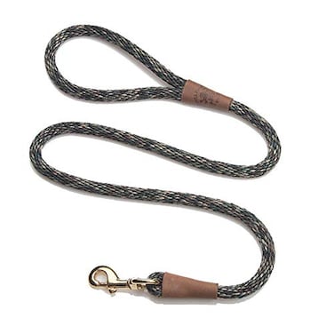 Mendota Pet Snap Leash BritishStyle Braided Dog Lead Made in The USA Camo 38 in x 6 ft for SmallMedium Breeds