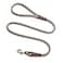 Mendota Pet Snap Leash BritishStyle Braided Dog Lead Made in The USA Tan 12 in x 6 ft for Large Breeds