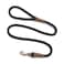 Mendota Pet Snap Leash BritishStyle Braided Dog Lead Made in The USA Black 12 in x 6 ft for Large Breeds
