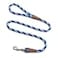 Mendota Pet Snap Leash BritishStyle Braided Dog Lead Made in The USA Sapphire 38 in x 6 ft for SmallMedium Breeds