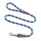 Mendota Pet Snap Leash BritishStyle Braided Dog Lead Made in The USA Sapphire 38 in x 6 ft for SmallMedium Breeds