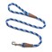 Mendota Pet Snap Leash BritishStyle Braided Dog Lead Made in The USA Sapphire 38 in x 6 ft for SmallMedium Breeds