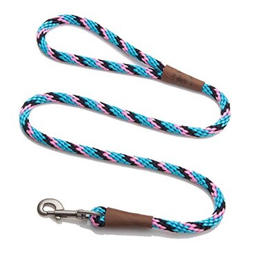 Mendota Pet Snap Leash Made in The USA Starbright 12 in x 6 ft