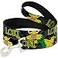 Buckle-Down BuckleDown Pet Leash LOKI in Action BlackGrayYellowGreen 4 Feet Long 1 Wide