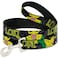 Buckle-Down BuckleDown Pet Leash LOKI in Action BlackGrayYellowGreen 4 Feet Long 1 Wide