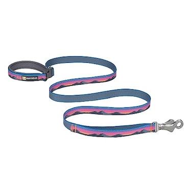 Ruffwear Crag Dog Leash 6 ft Reflective Everyday Lead Swiveling Talon Clip Padded Handle HandsFree WaistWorn Option Traffic Handle with Accessory Loop Alpine Dusk