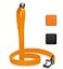 COLLAR Evolutor Extra Heavy Duty 10 Ft Leash Durable for Large Medium and Small Dogs Strong for Large Breeds Walking Orange