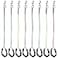 Chunful 8 Pcs Dog Grooming Loop Noose Restraint Loop for Groomers Long Noose for Pet Grooming Table Bath Tub Medium Large Small Bathing Station