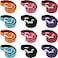 Vicenpal 12 Pcs Double Sided Reflective Dog Leash with Soft Padded Handle Bulk Nylon Animal Leashes for Medium and Large Dogs Heavy Duty Animal Leash for Walking Training 6 Colors5 ftCute Colors